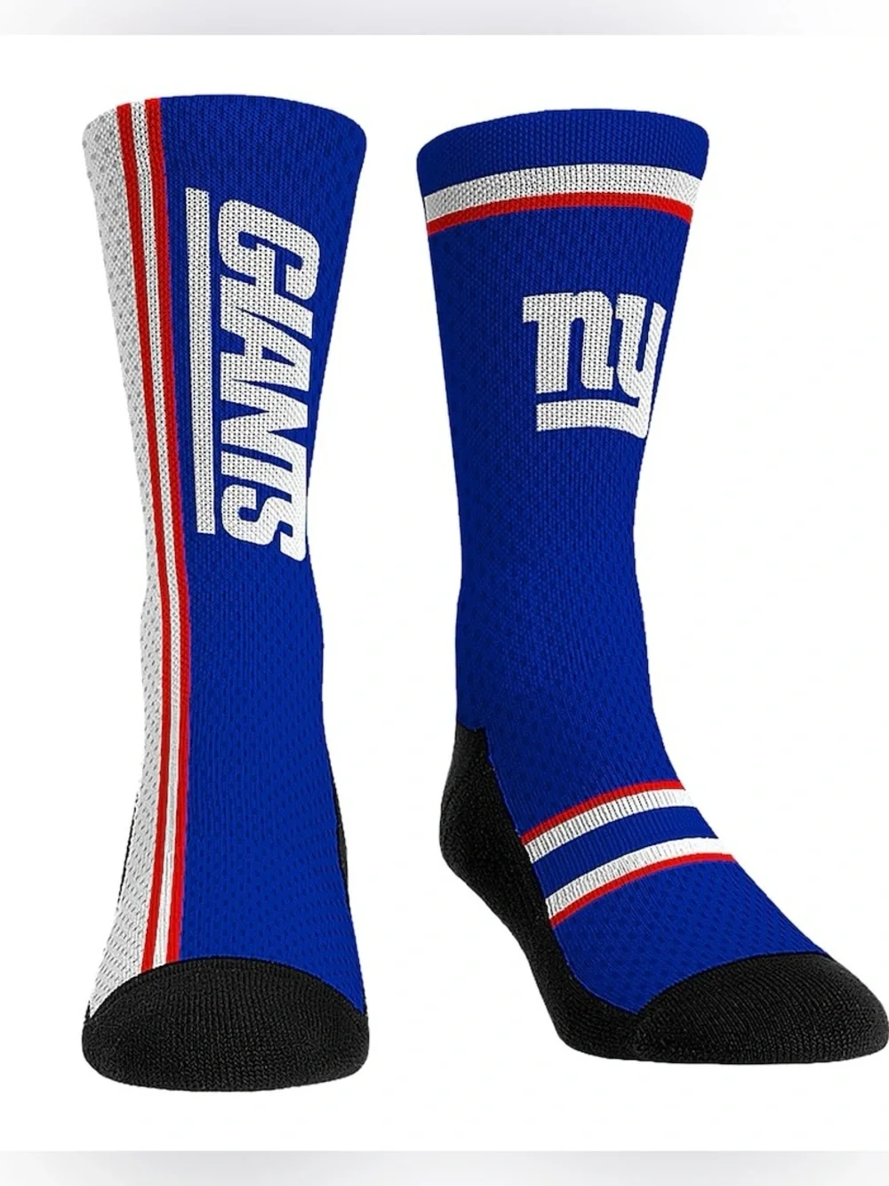 $65 New York Giants Rock Em Socks Fan Favorite Three-Pack Crew Sock Set Sz. L/XL